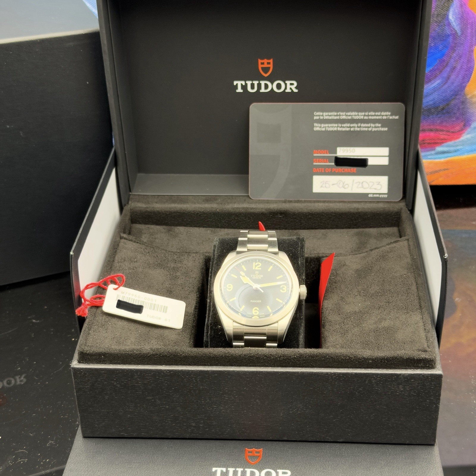 TUDOR Ranger M79950-0001 Full Set 39mm Very Good Condition