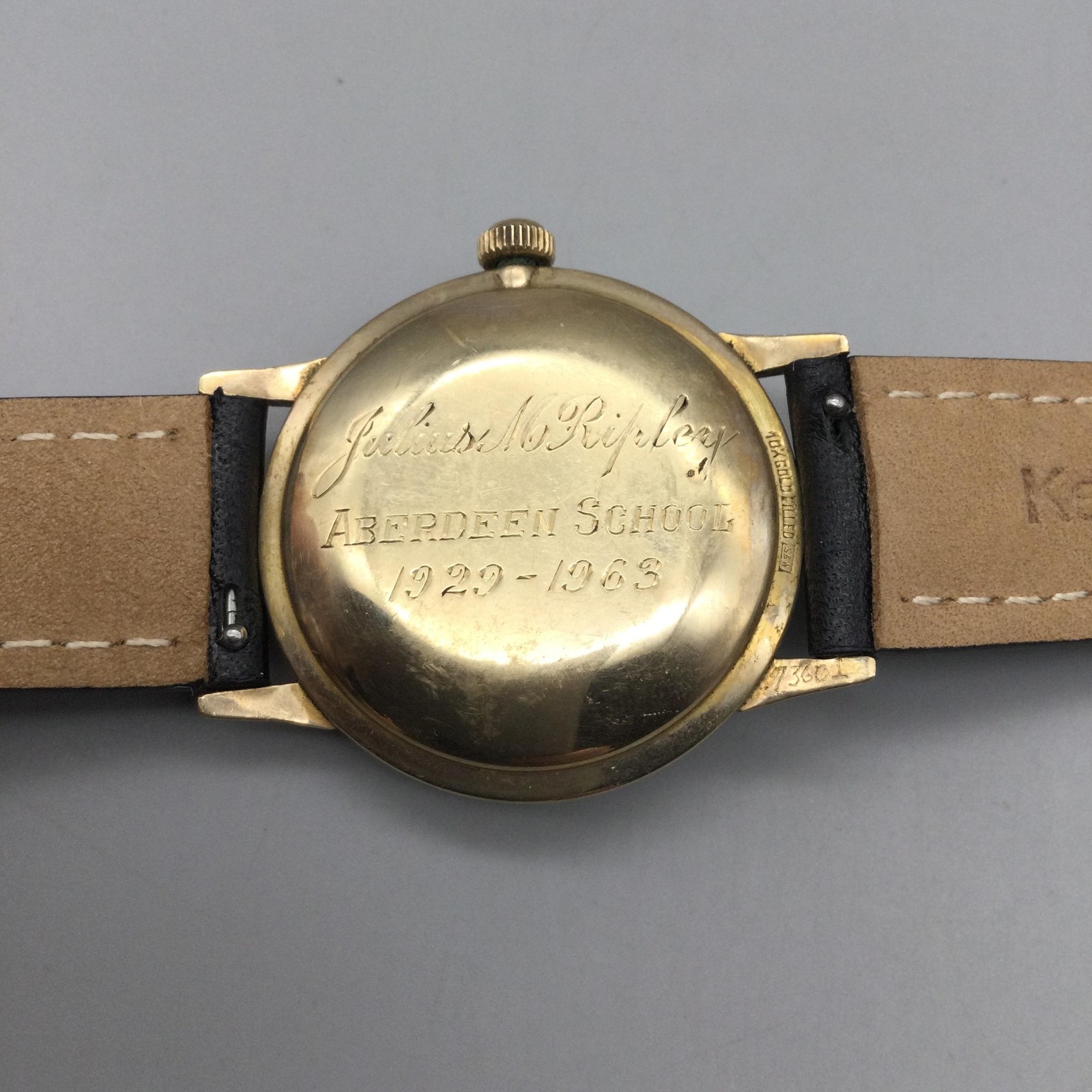 Vintage Girard-Perregaux Gyromatic Mens Watch 33mm 10K Gold Filled Automatic