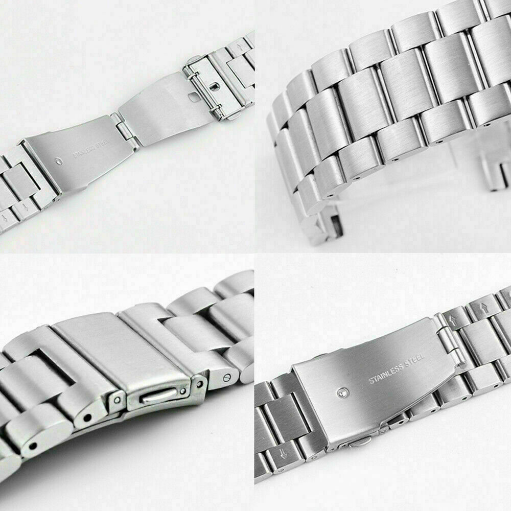 18/20/22/23mm Stainless Steel Metal Bracelet Watch Band Universal Wrist Strap