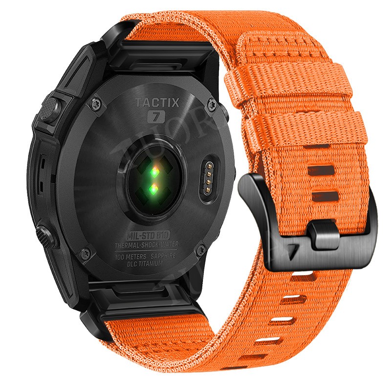 Nylon Band For Garmin Fenix 8 E 7 7X 6 6X 5 5X 3 HR Approach S62 S60 Watch Strap