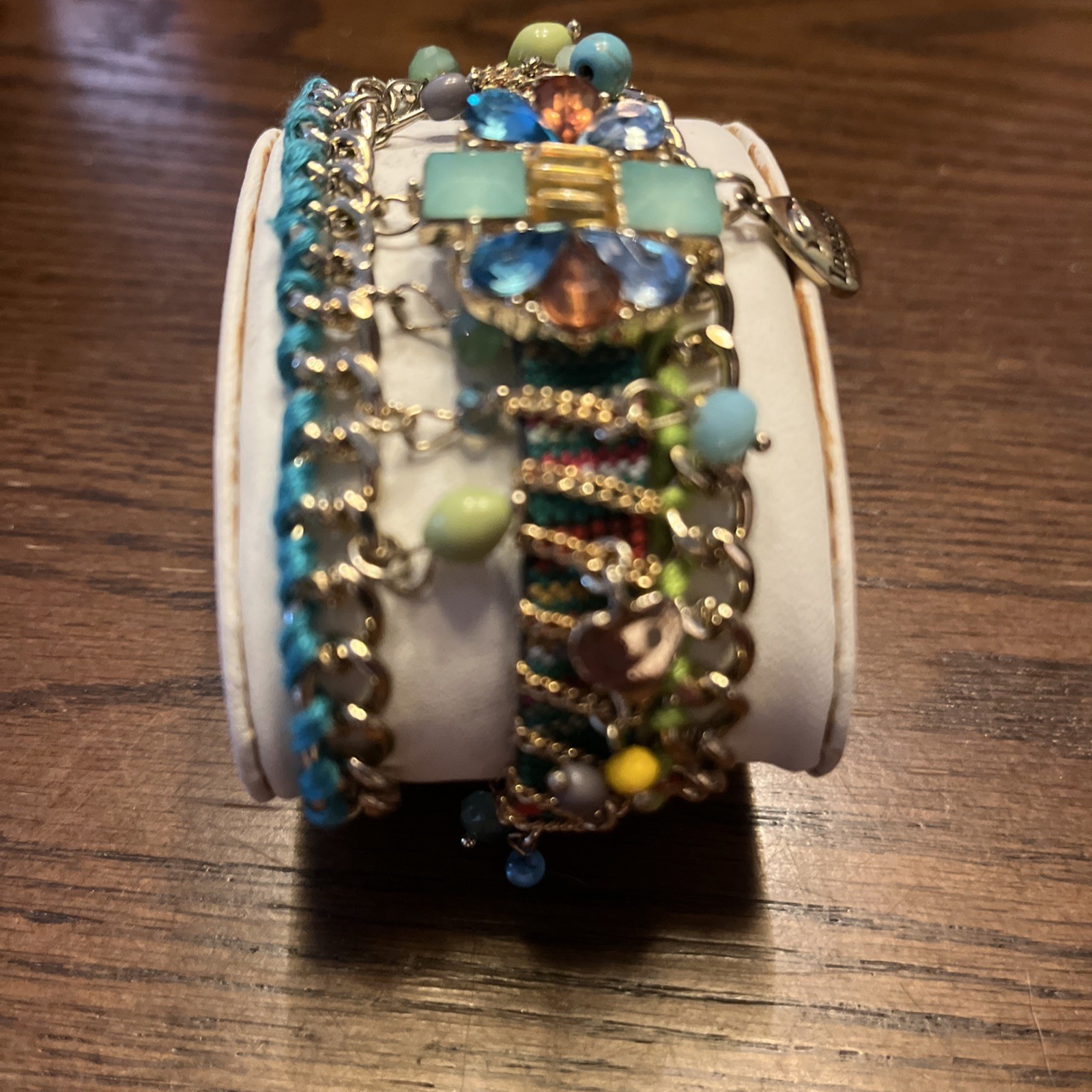 3 BELLA PERLINA Stack Bracelets One Size NEW
