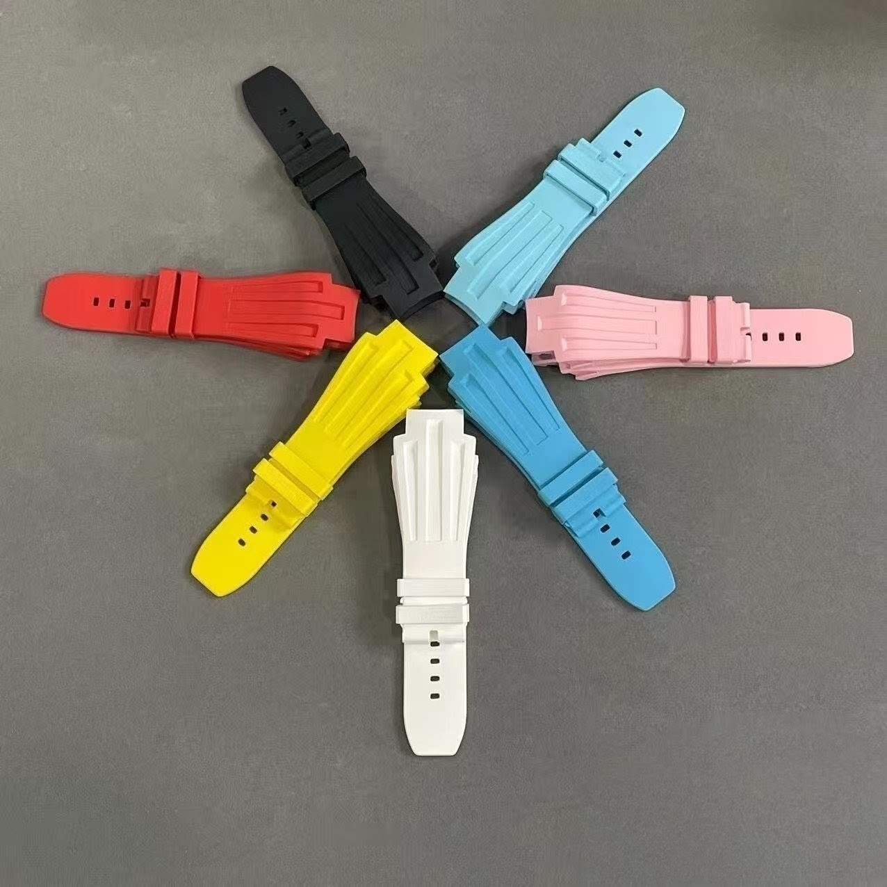 Replacement FKM Rubber Strap Watch Band Fits Richard Mille RM 028 M Size L Size
