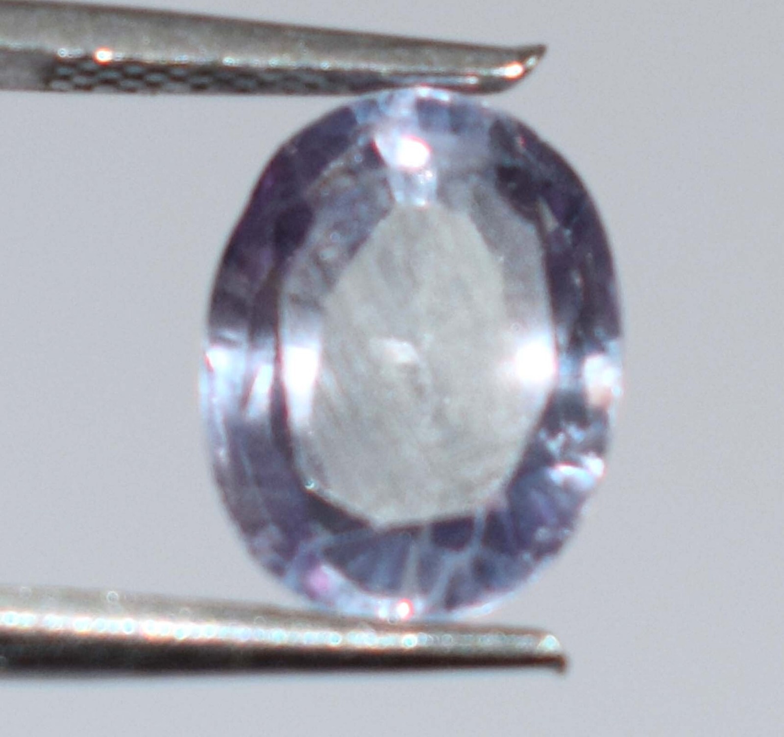 Natural 3.95 Ct Oval Color Changing Alexandrite Gemstone Certified