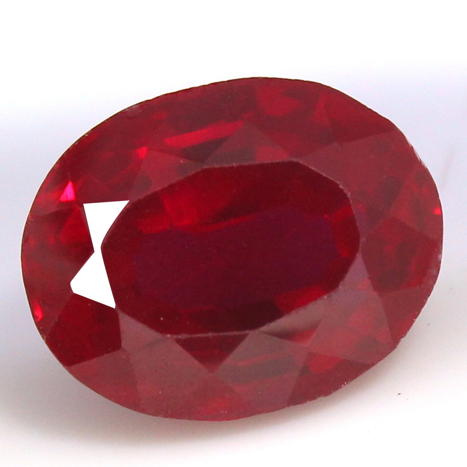 Natural Certified Mogok Pigeon Blood Red Ruby 10×14 MM Oval Unheated Gemstone