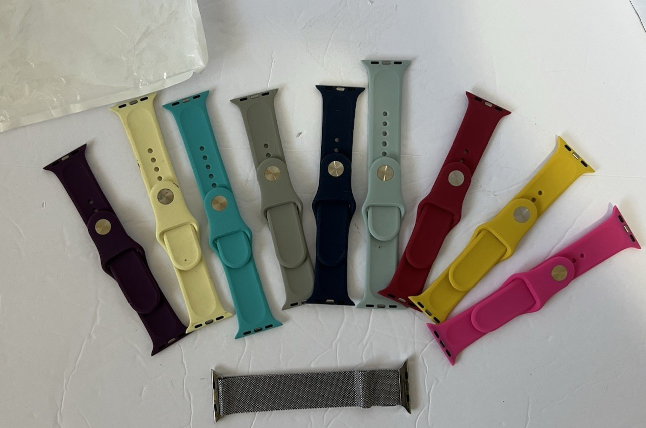 New Watchbands Metal Band with Various Colors of Attachable Silicone Bands