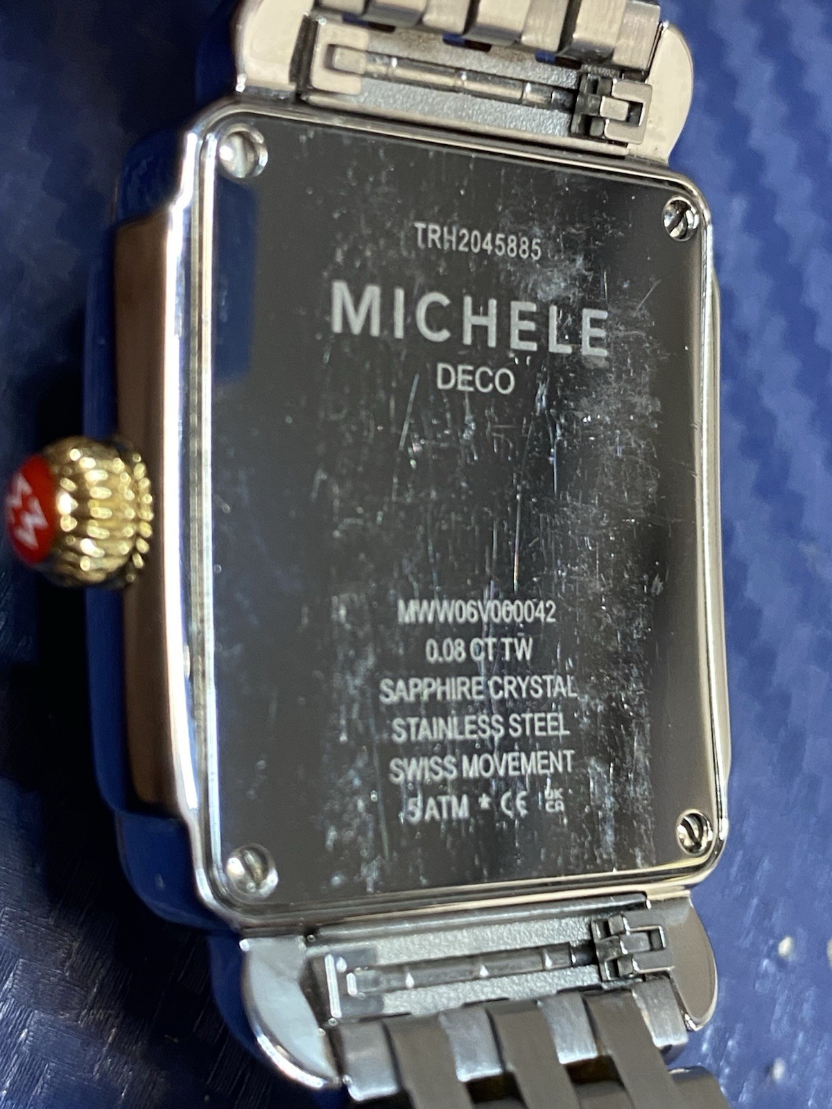 Michele Deco Mid Two-Tone 18K Gold-Plated Diamond Dial Watch MWW06V000042
