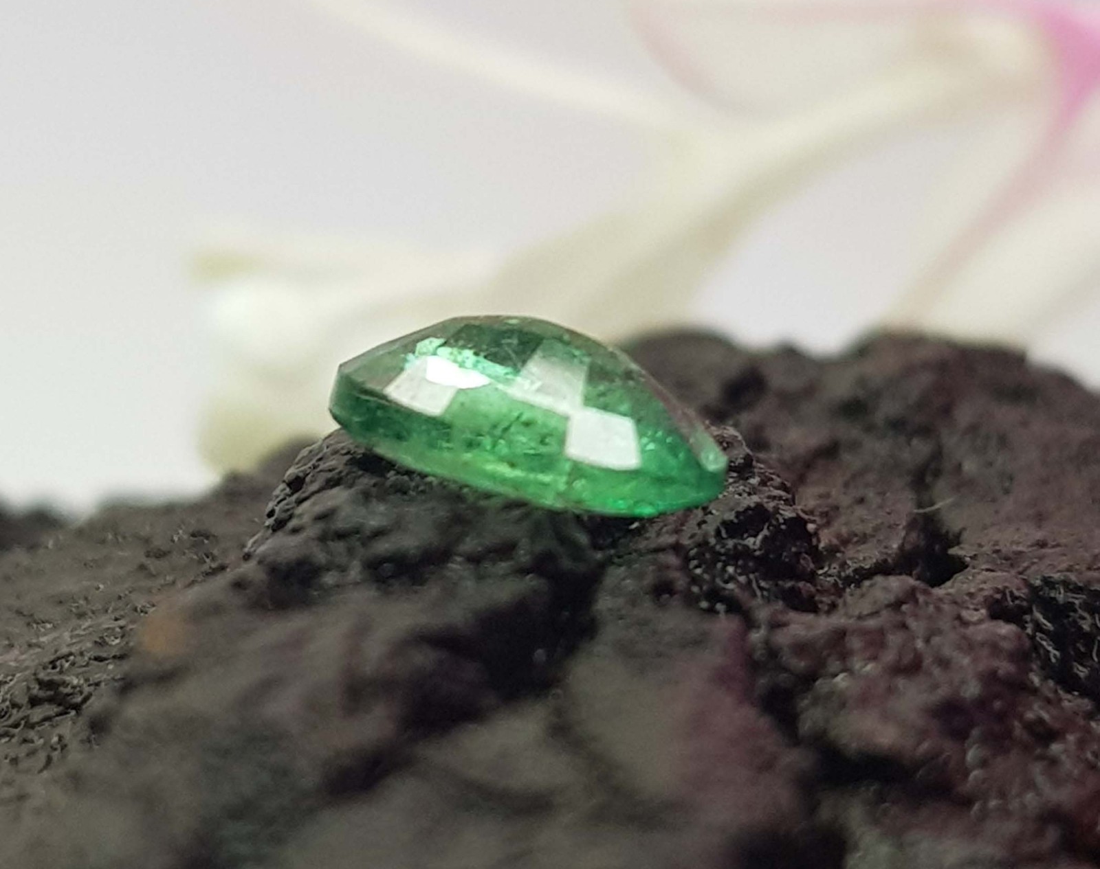 0.66 Ct Natural Emerald Oval Cut Rich Green Zambian Mines Top Quality Gemstone