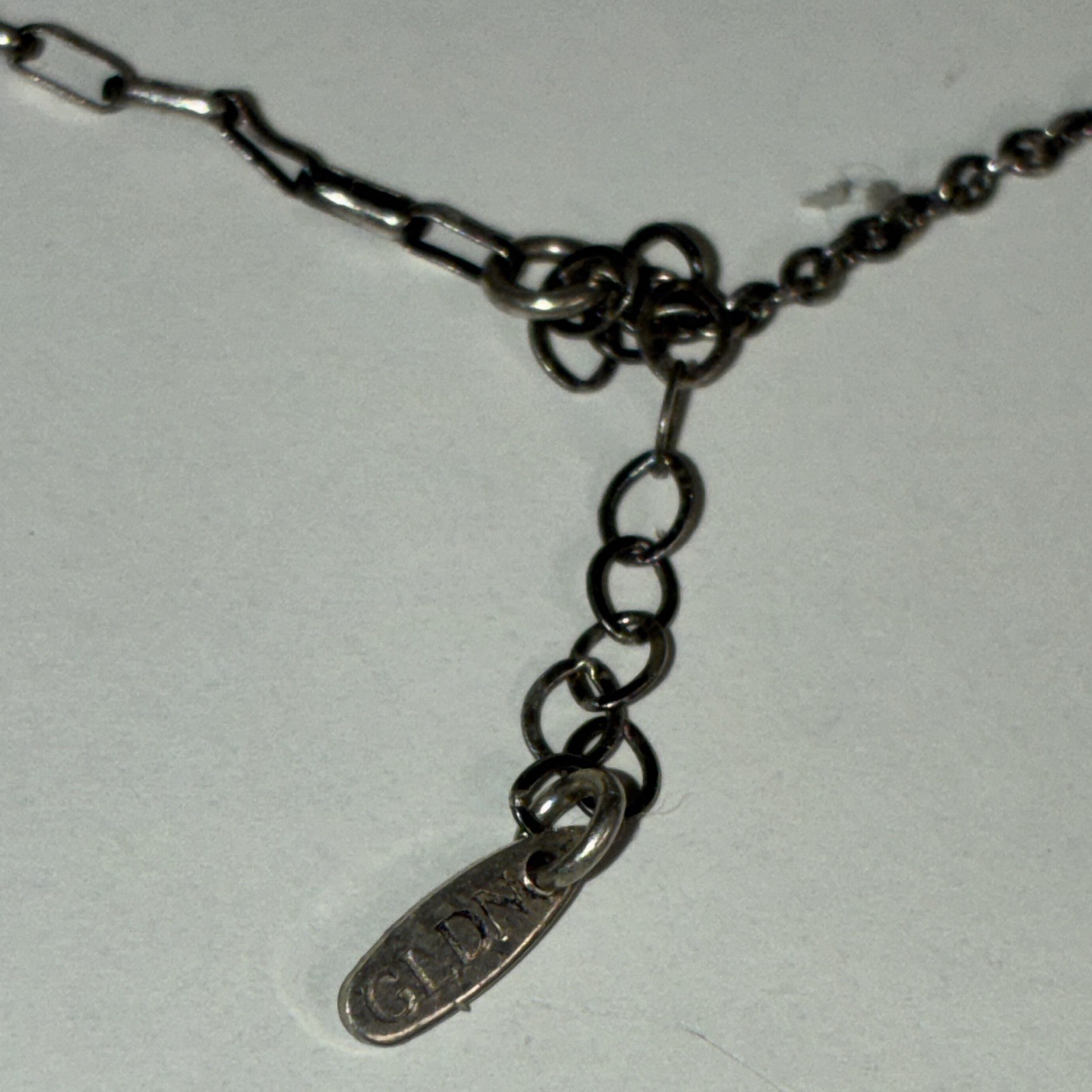 GLDN Sterling Silver Dainty Layered Paperclip Chain Bracelet Adjustable 6″-7″