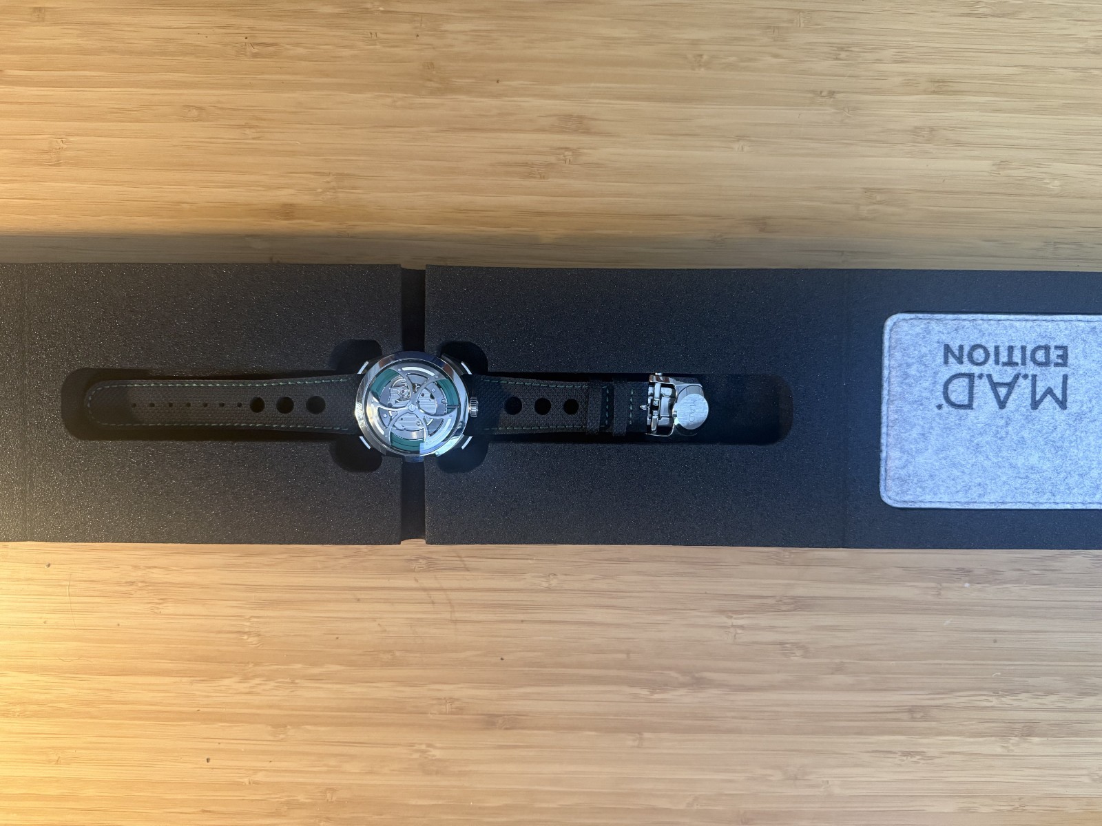 2024 M.A.D. Editions MAD1 Green by MB&F 42mm Clover Edition