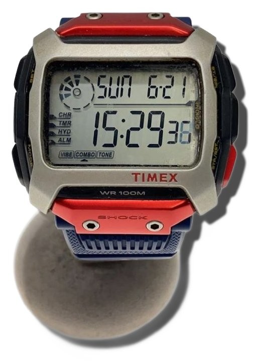TIMEX Watch Digital Navy TW5M20800 Authentic Men H:2.20” W:2.13” 8153