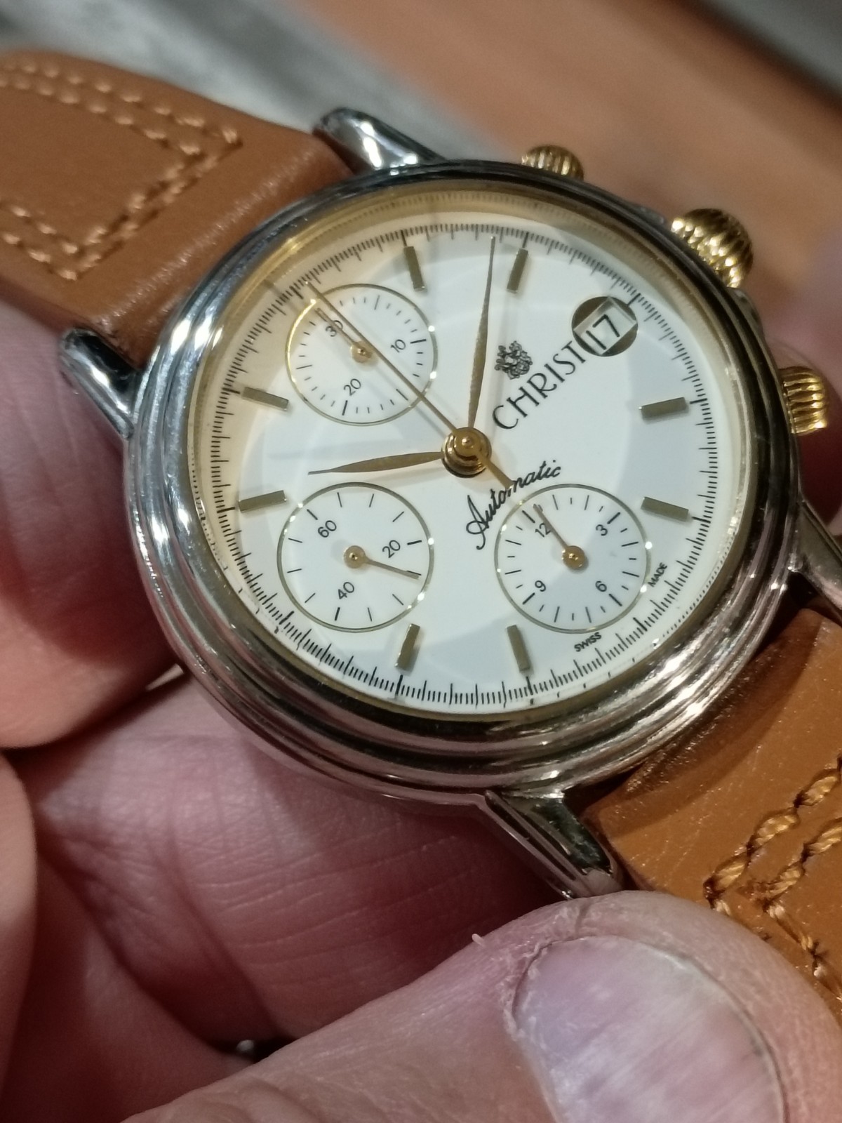 Christ Emotion Valjoux 7750 Chronograph Ref. 3168 Stunning!!!