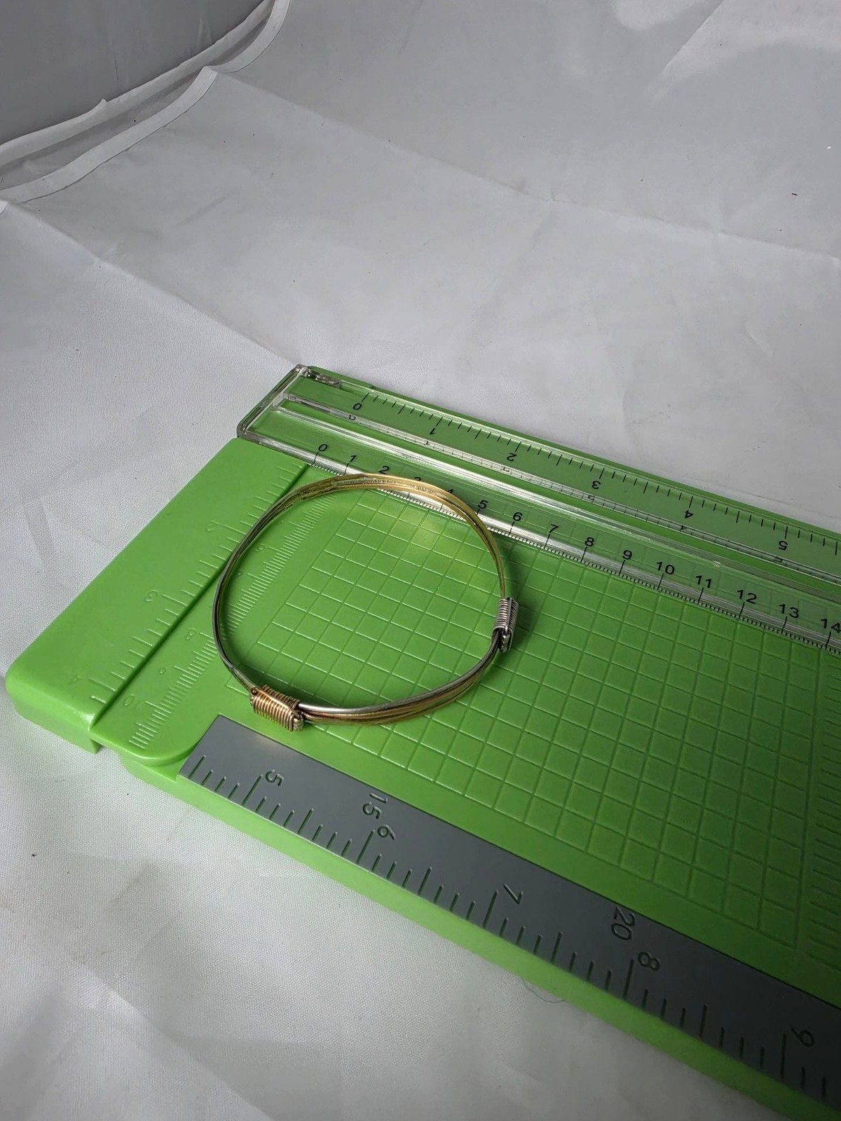 Handmade Two-Tone Bangle Bracelet in 18k Gold and Sterling Silver Made in Kenya