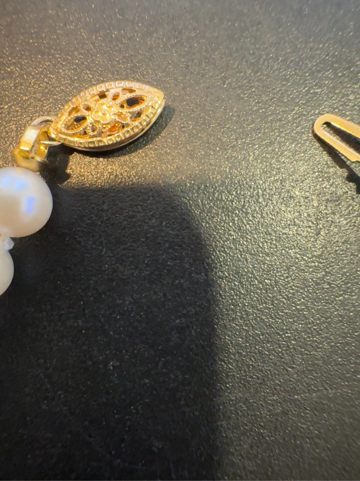 Vintage Cultured Pearl Bracelet, 7” Hand-Knotted Pearls, 14K (585) Gold Clasp