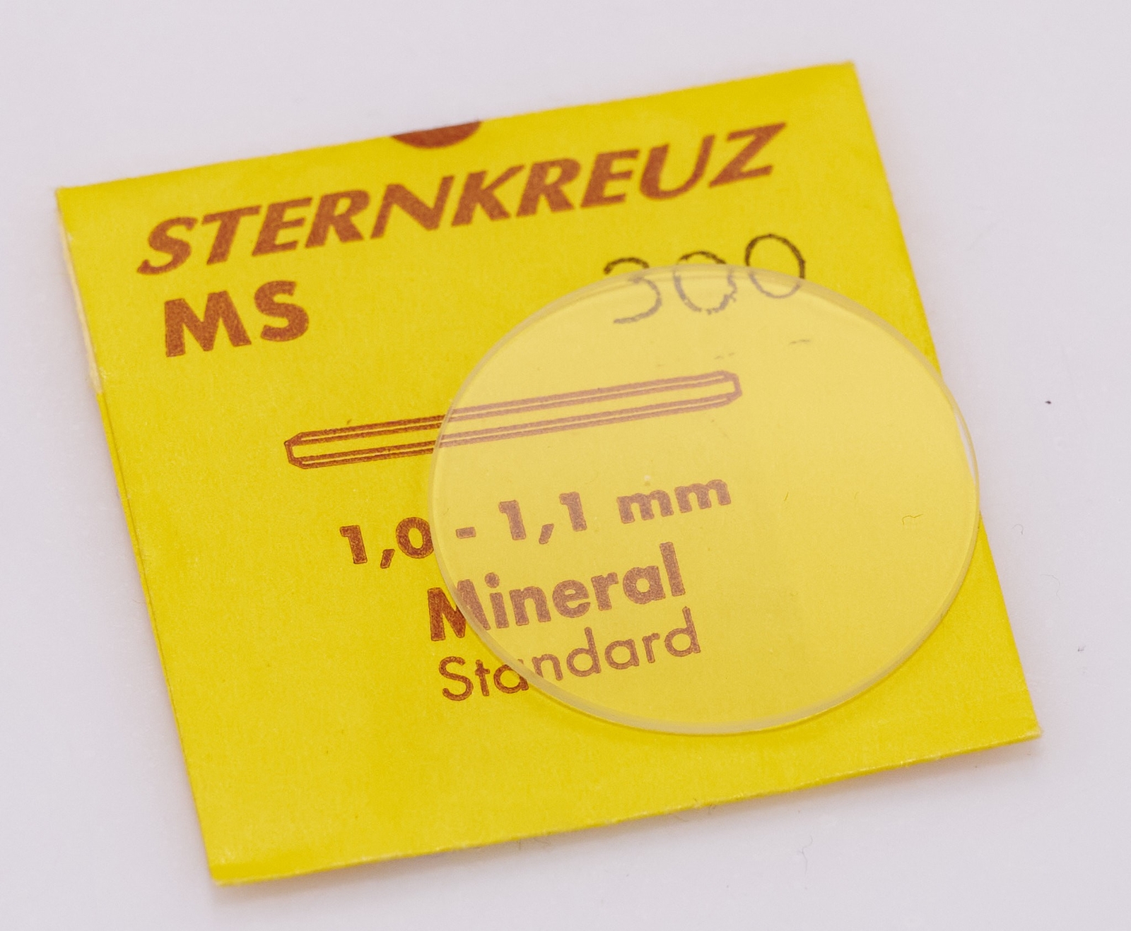 Mineral Flat Sternkreuz Watch Glass Crystal 1mm Thick 13mm-30mm Replacement Part
