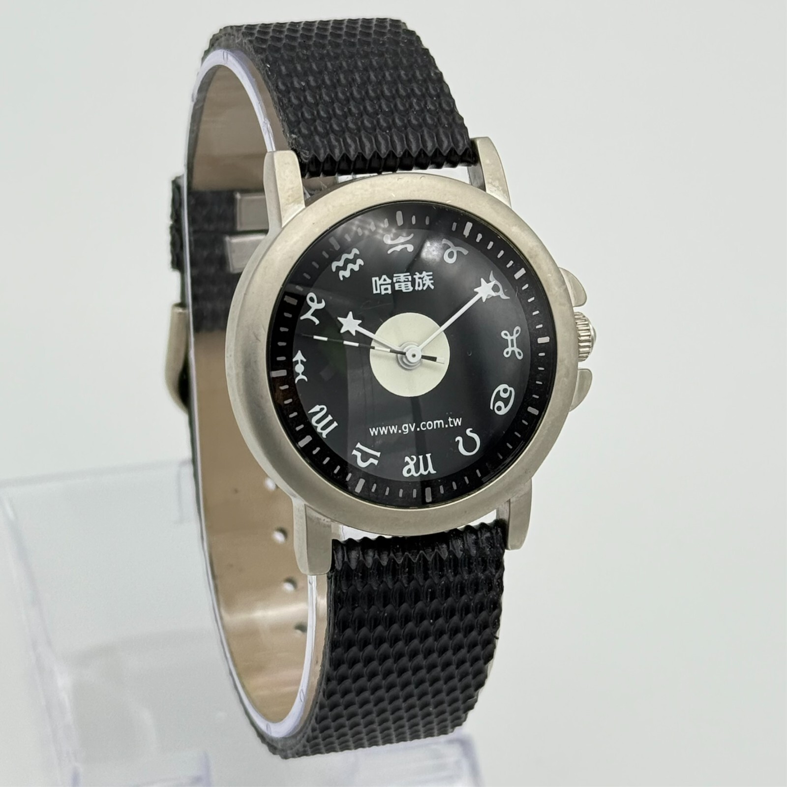 Unisex NEW ASIA PROFESSIONAL TIMER “NAPT” Zodiac Sign Dial, Silver Tone, 35mm