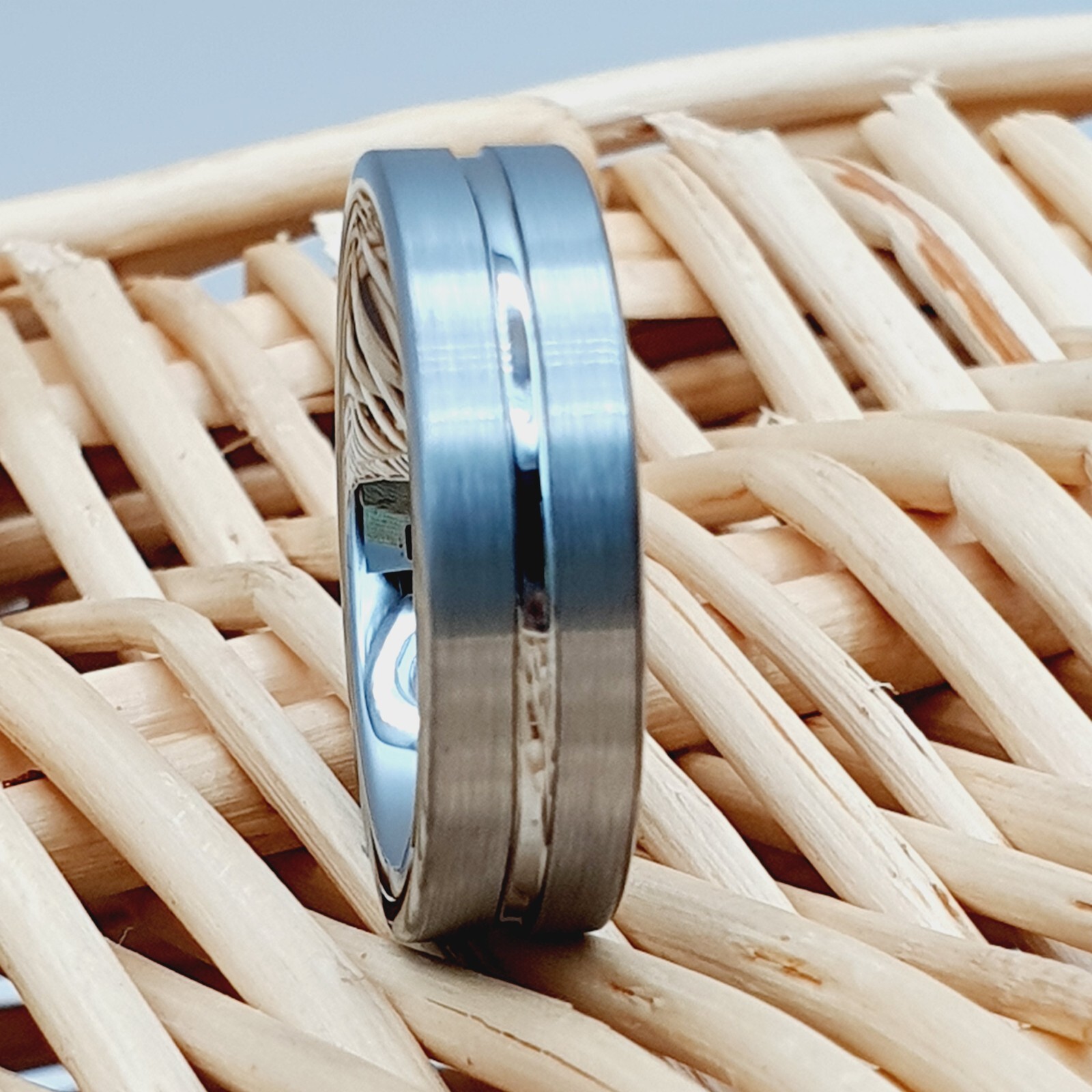 Unisex Promise Matte Finished Couple Ring Engagement Ring Anniversary Women Band