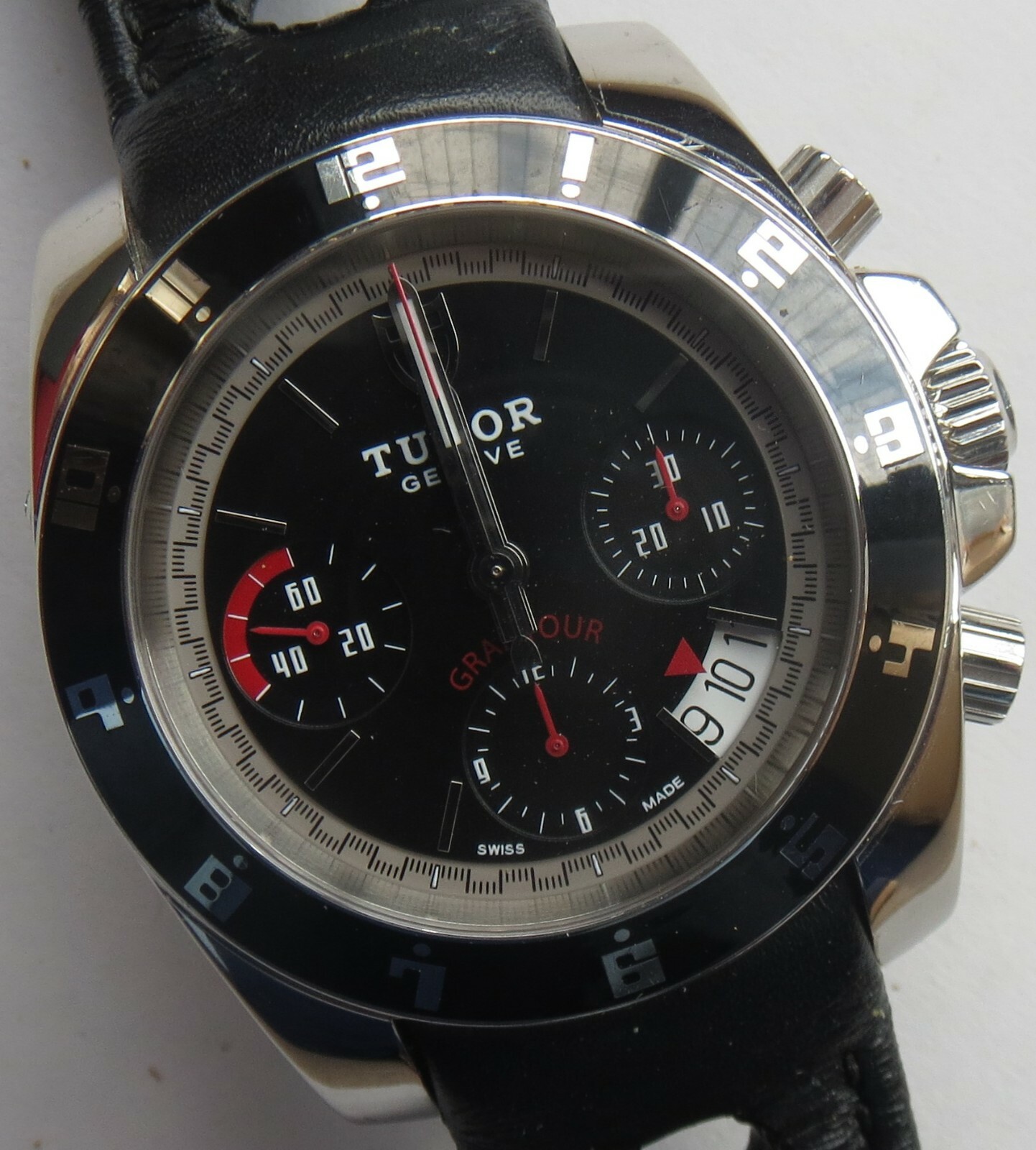 TUDOR GRANTOUR REF 20350N AUTOMATIC CHRONOGRAPH MENS WRISTWATCH