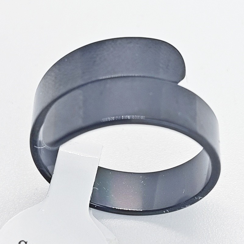 36 Pcs 6mm Open Cut Stainless Steel Rings Mixed Colors Unisex Stackable Jewelry
