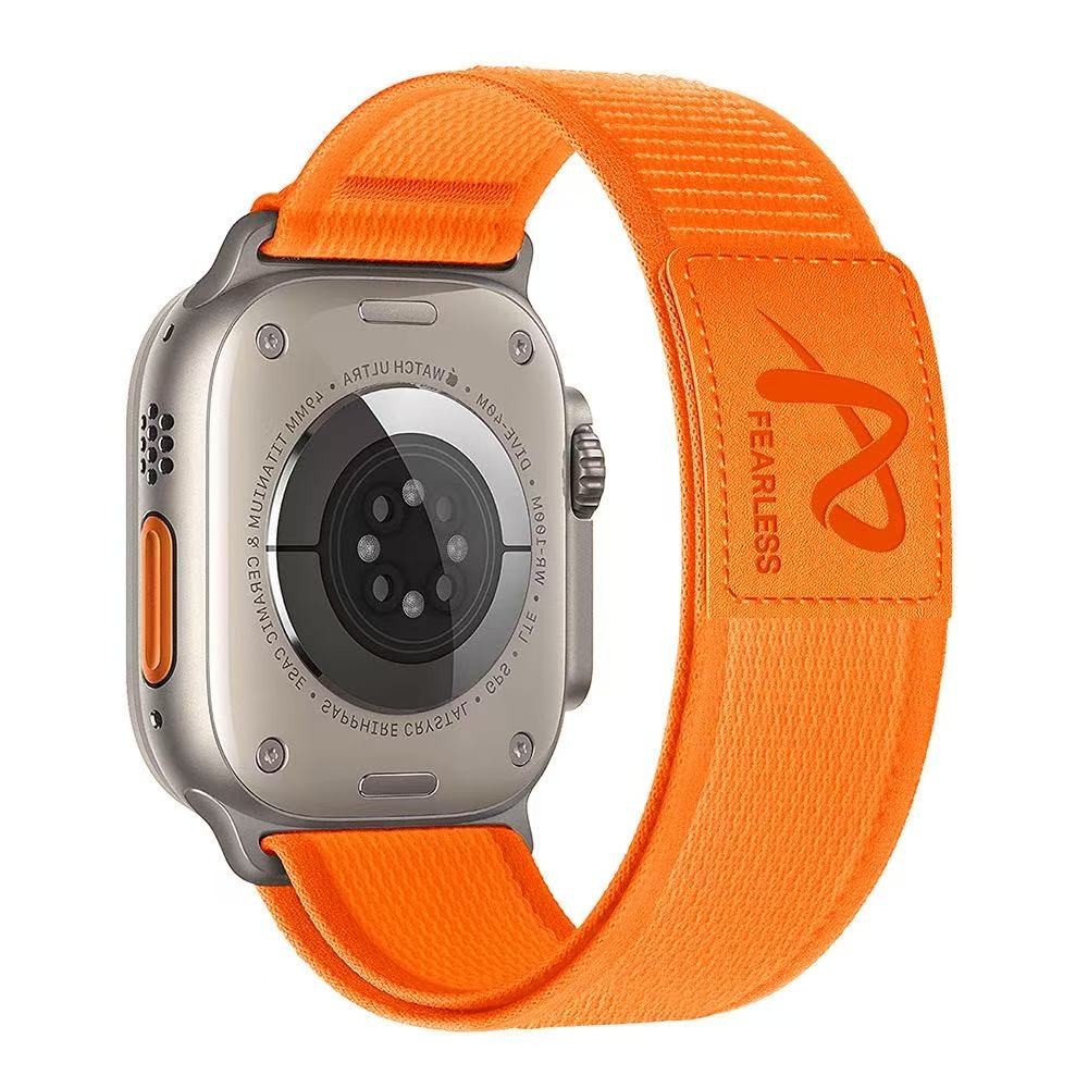 Suitable for Apple Watch S1-11/Ultra/SE – Leather Nylon Strap