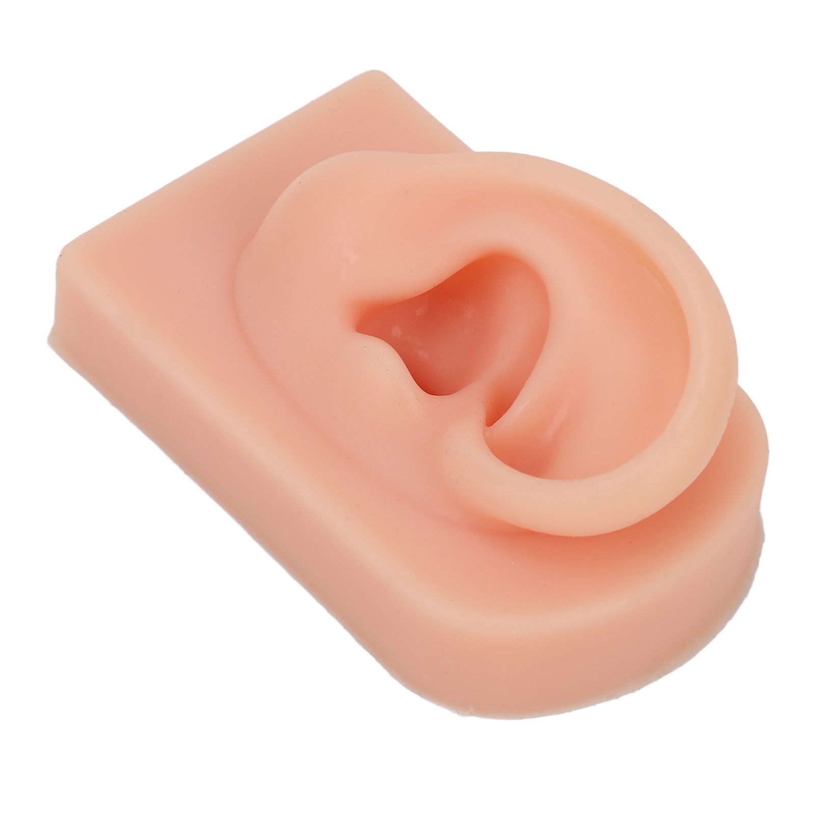 Soft Silicone Ear Model Reusable For Piercing Training (Light Complexion)
