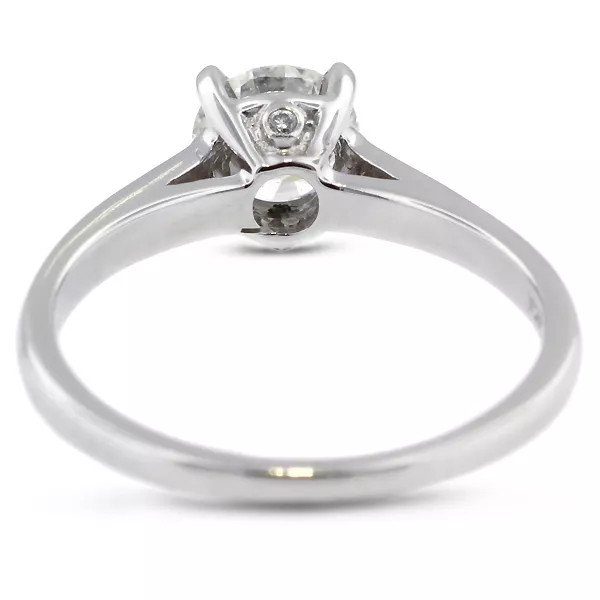 Engagement Ring 14K White Gold Classic 1.79 Carat Round Lab-Grown Diamond G SI1