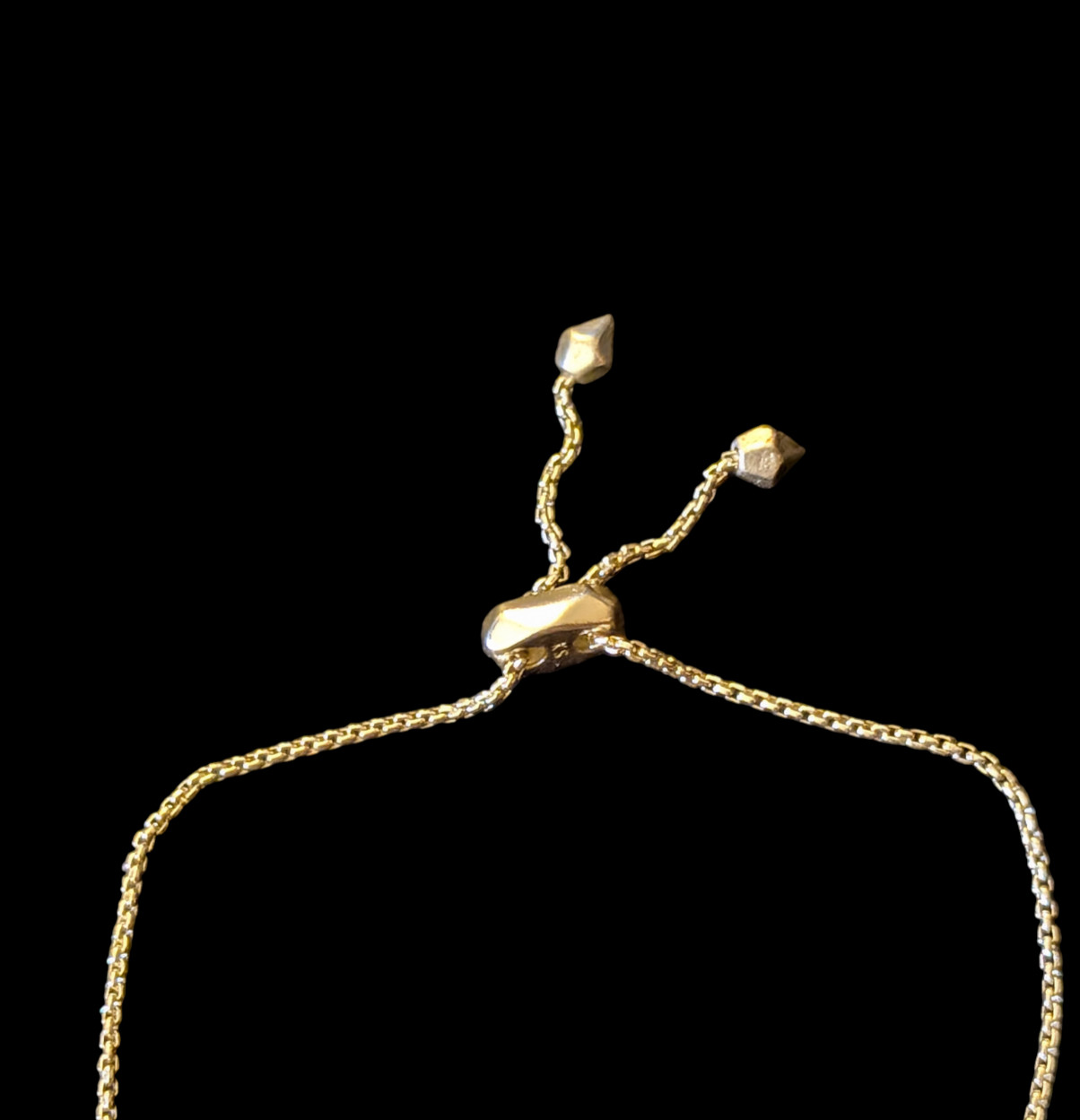 Kendra Scott Phillipa Druzy Square 12.2mm Pendant Brushed Gold OSFM Bracelet