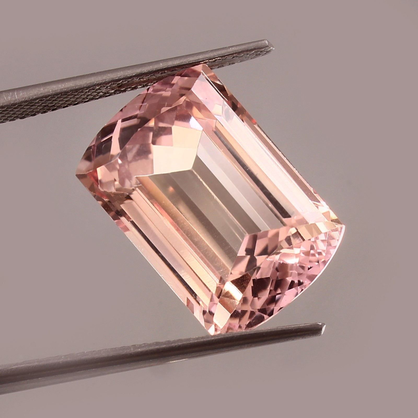 Natural Flawless Ceylon Padparadscha Sapphire Fancy Cut Loose Gemstone 21.80 Ct