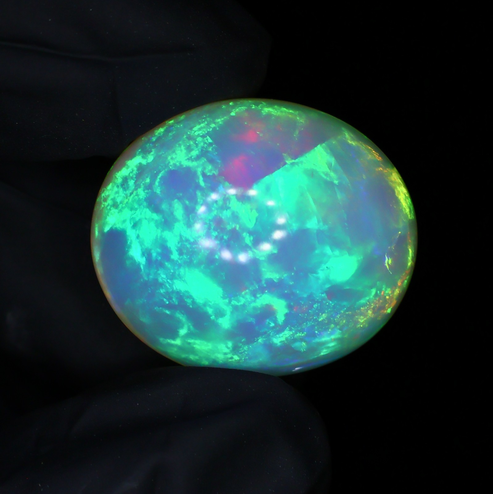 Natural Opal Cabochon 21.25 Ct Natural Welo Opal Gemstone 22×19.50×10.50
