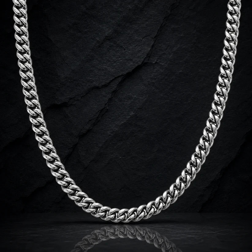 Signature Cuban Chain — 8mm Silver