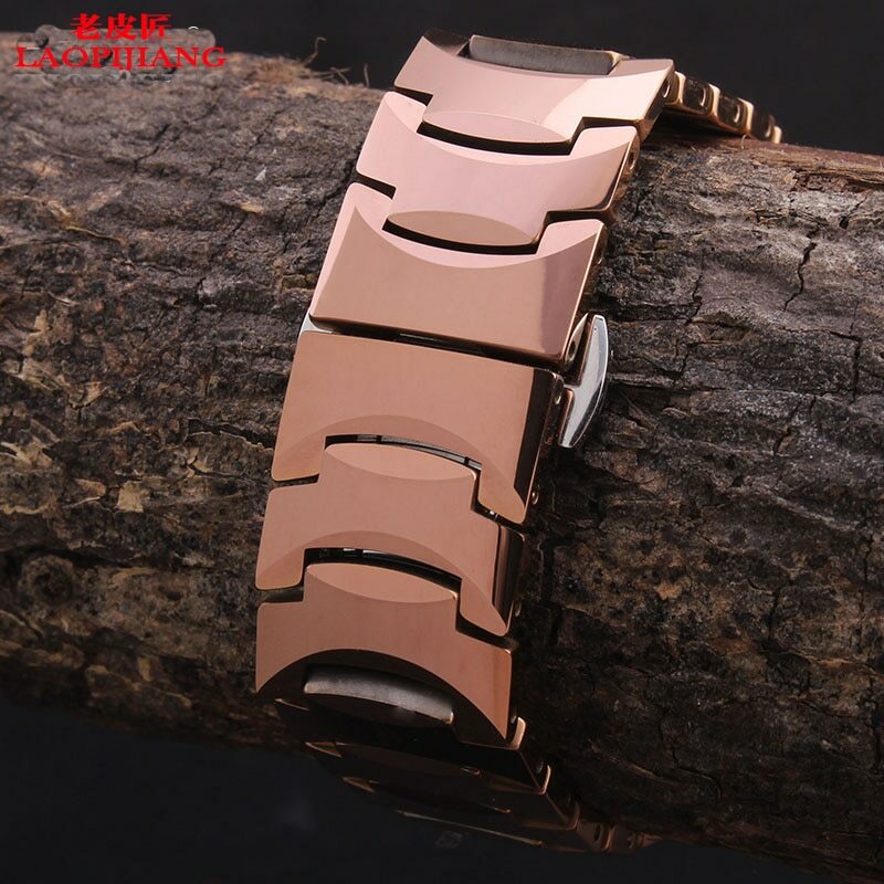 26mm 15mm Stainless Steel Bracelet for Rado 6027 Watch Strap Watchband + Buckle