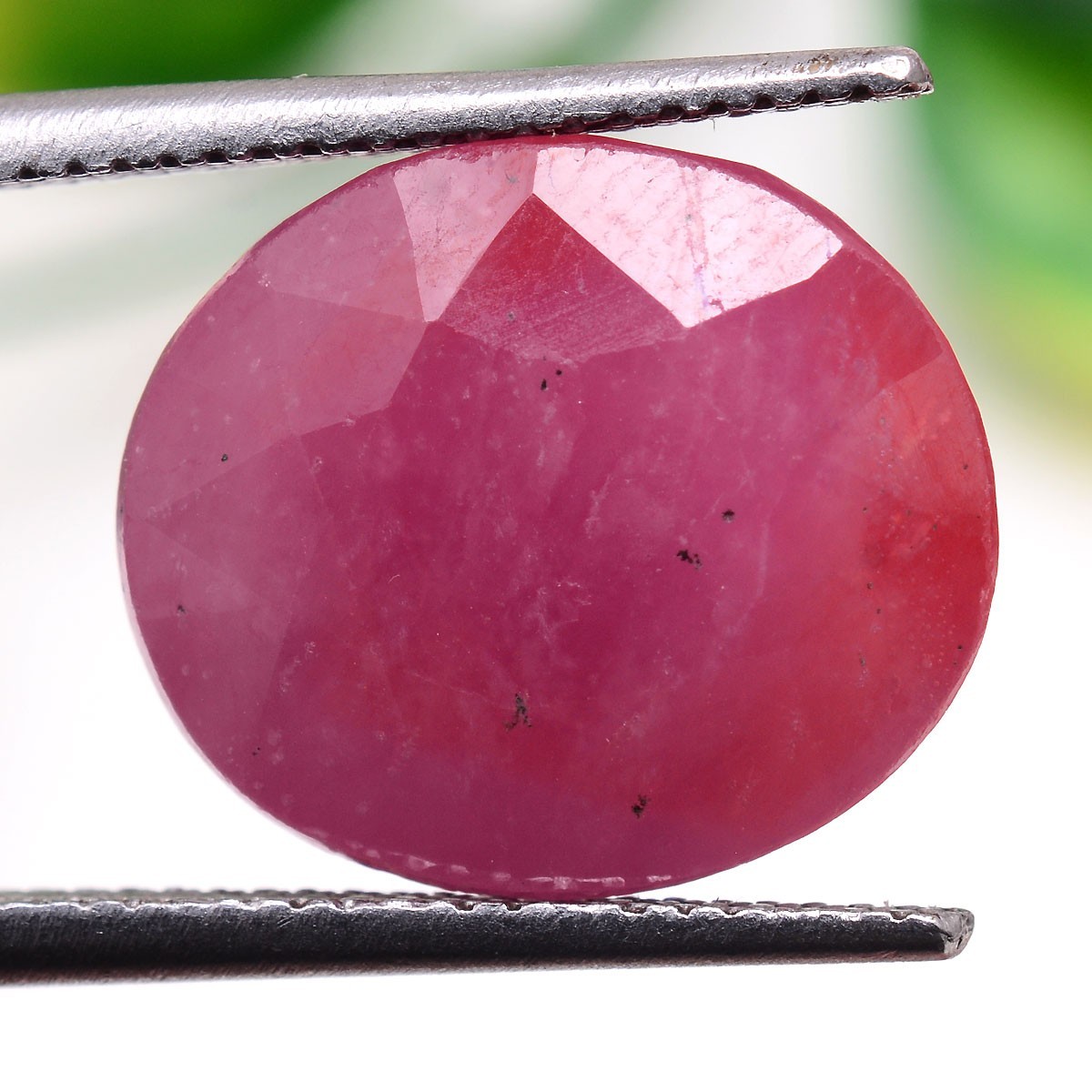 19.50 Cts Natural Mozambique Ruby 14.91mmx12.88mm Oval Cut Huge Loose Gemstone