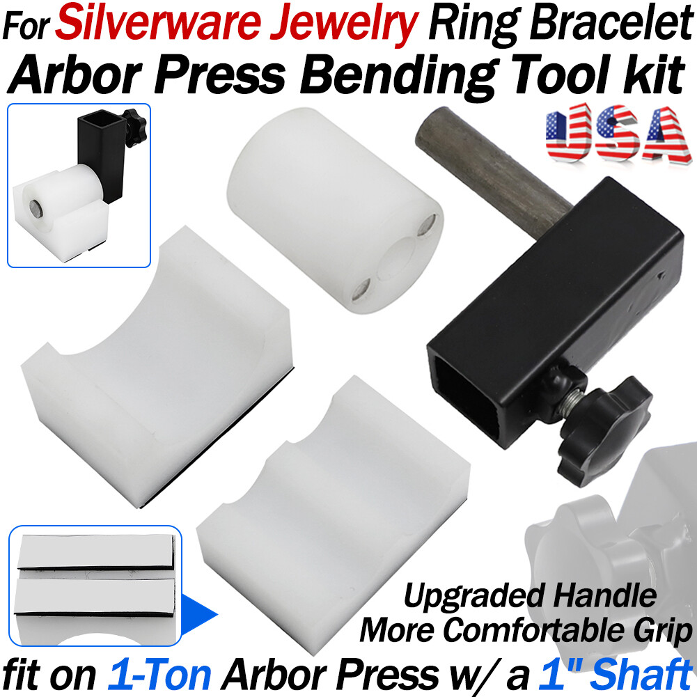 For 1-Ton Arbor Press Silverware Jewelry Ring Bracelet Arbor Press Bending Tool