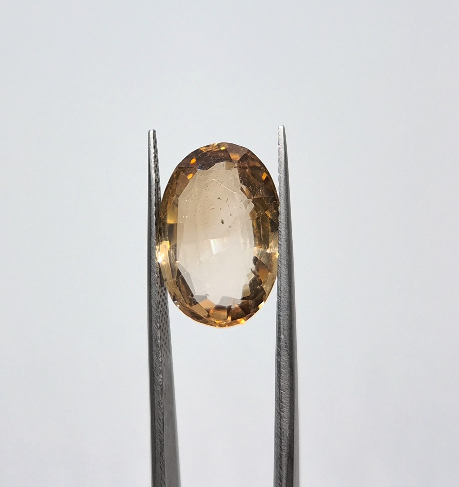 13.20ct Natural Imperial Topaz Loose Gemstone Oval Cut For Making Jewellery