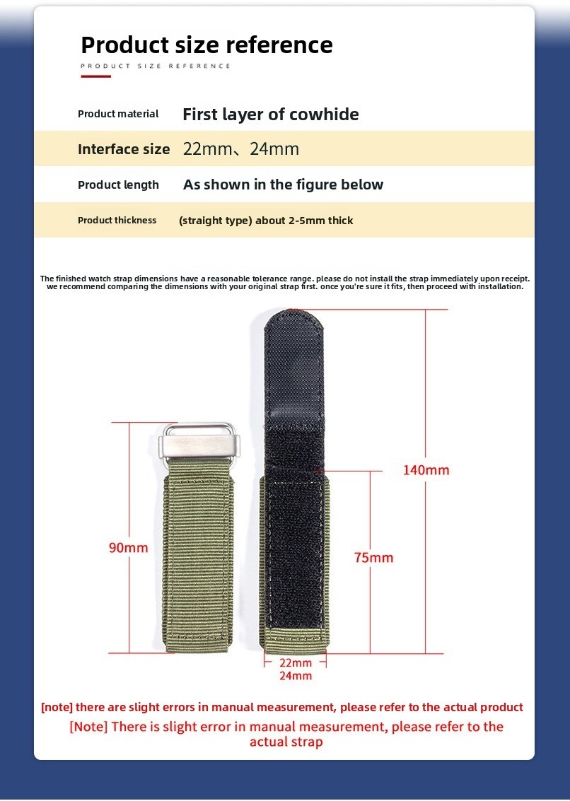 For Bell Ross Quality Nylon Canvas Sports Watch Straps Mens Rugged Band 22 24mm