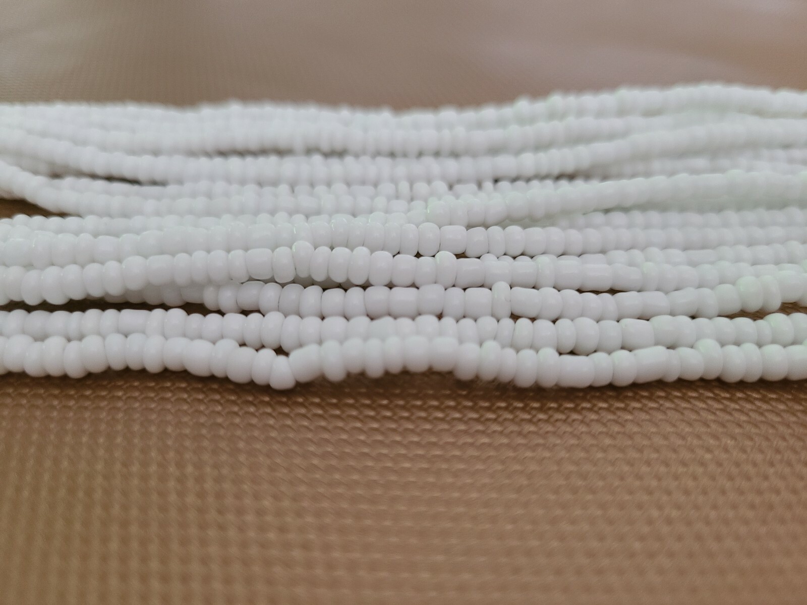 Single strand tie-on waist beads