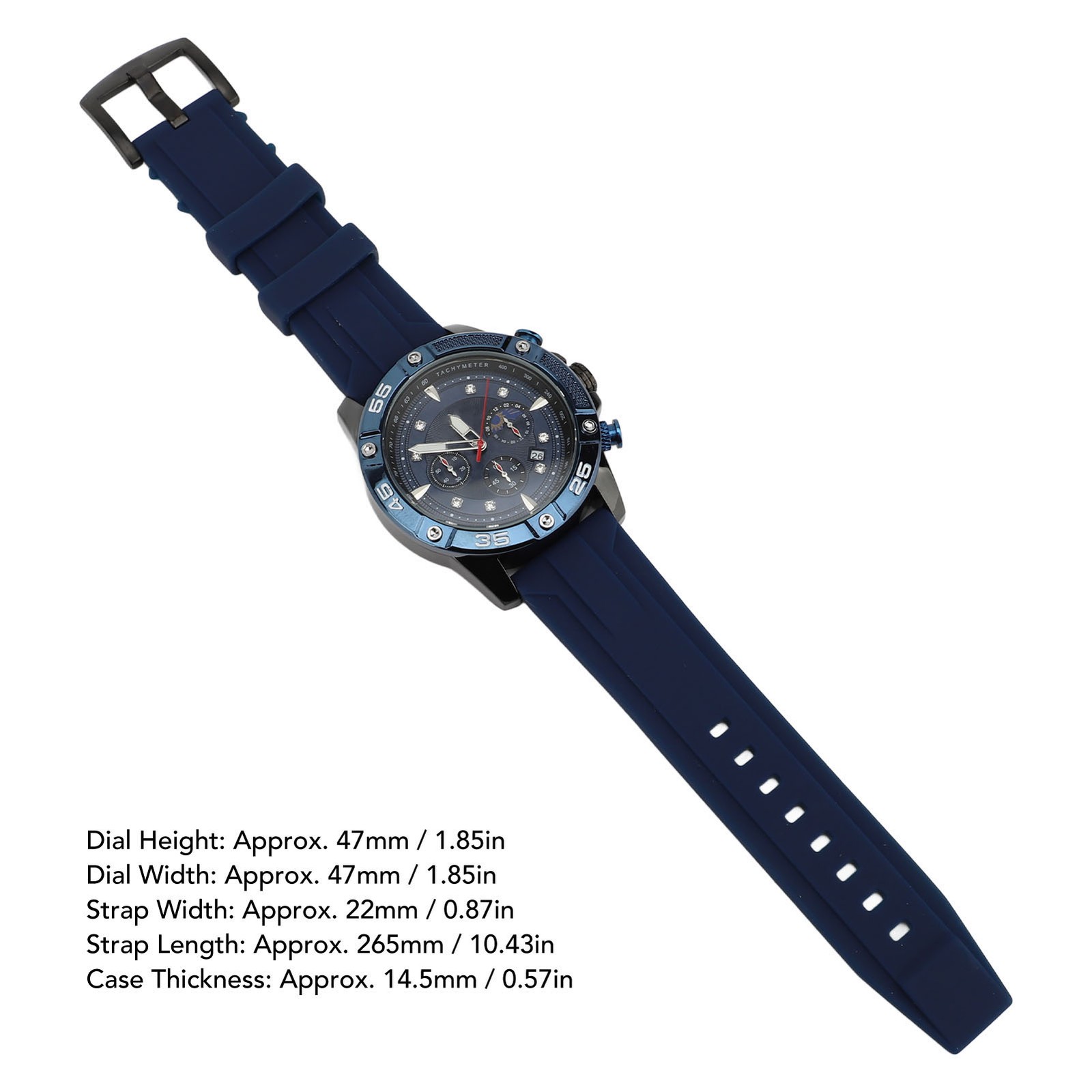 Casual Men Wristwatch Date Multifunctional Quartz Watch For Casual