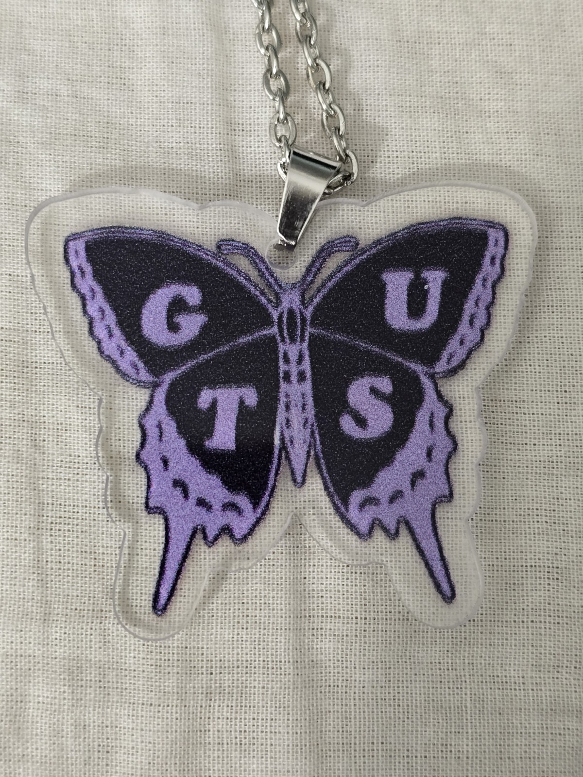 **New** Olivia Rodrigo GUTS Earrings And 18″ Necklace Set Acrylic