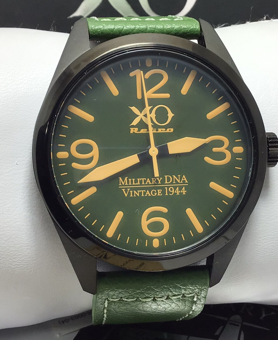 XO Retro Men’s Watch – Military DNA P-51 Mustang WWII Fighter Aircraft