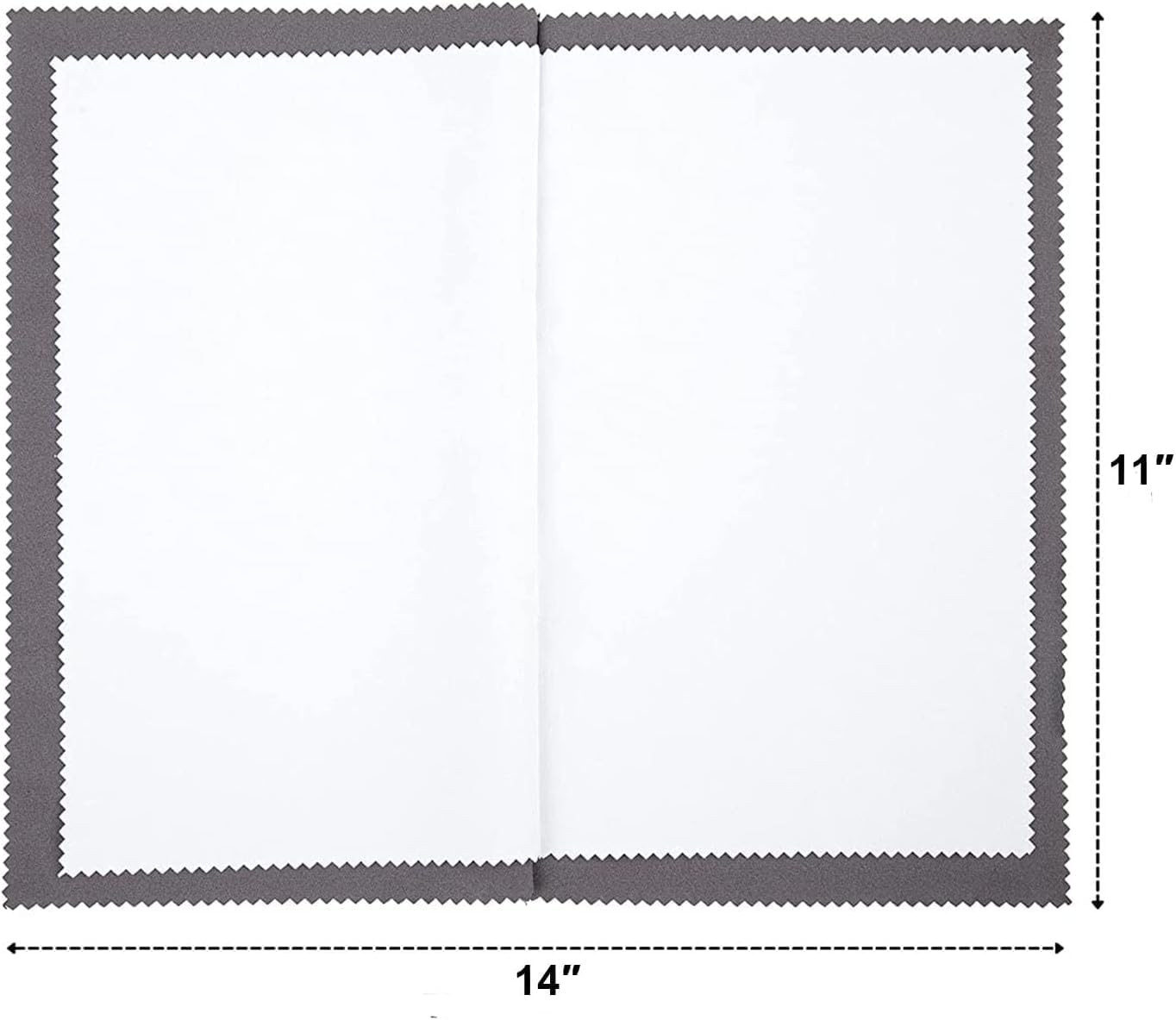 11×14 Silver Polishing Cloth Jewelry Cleaner Gold Platinum Coin Watch Cleaning