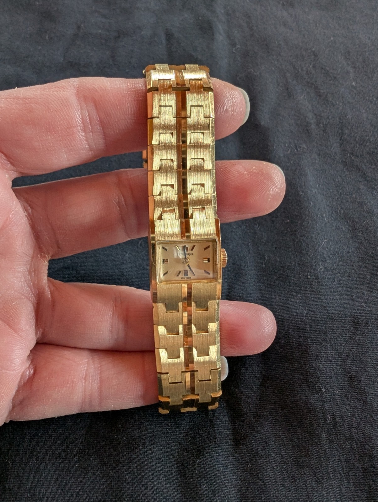 Vintage Gold Tone La Marque Swiss Ladies Watch