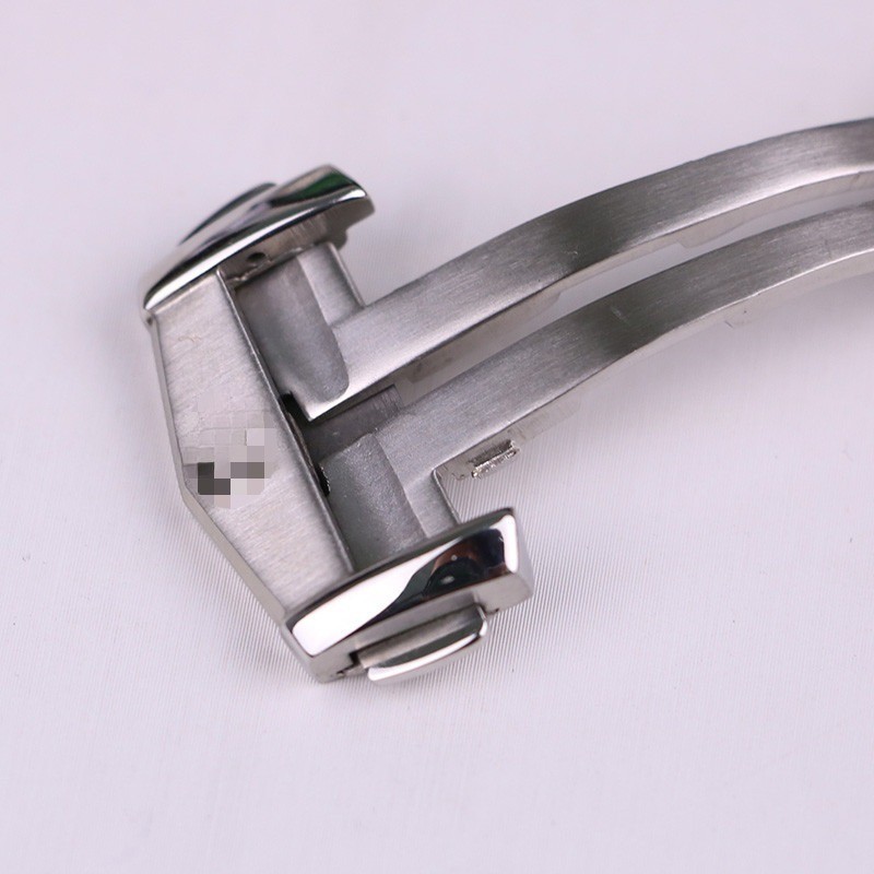 Quality Frosted Stainless Steel Watch Buckle Folding Clasp 18mm 20mm for Omega