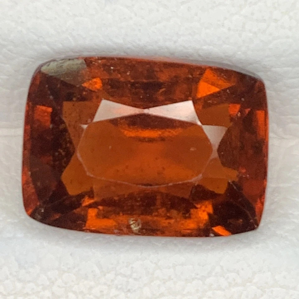5.10 Ct Natural Cinnamon Brownish Orange Garnet Fancy Oval Cut Gemstone