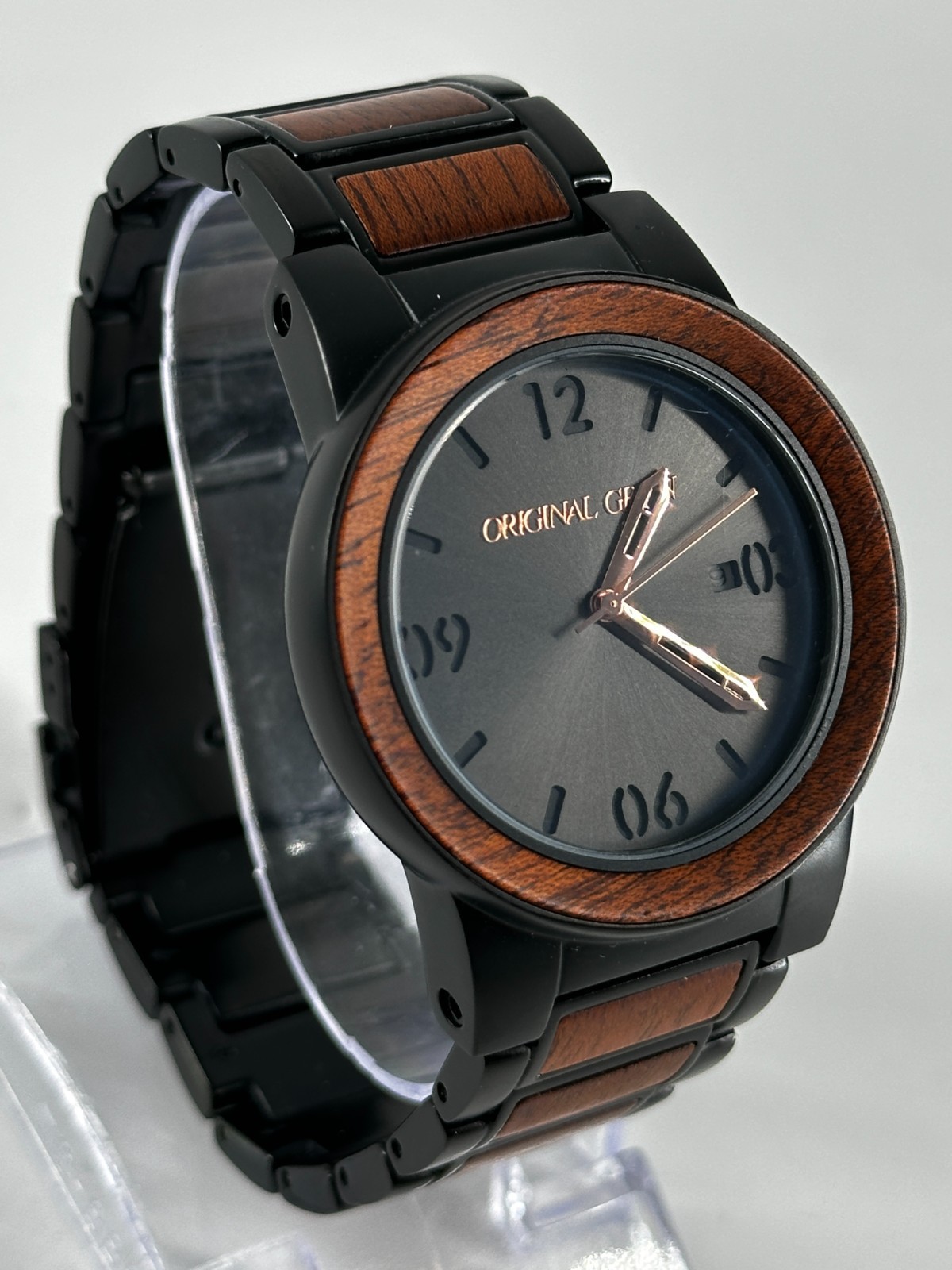 Original Grain Natural Wood The Barrel Mens Watch
