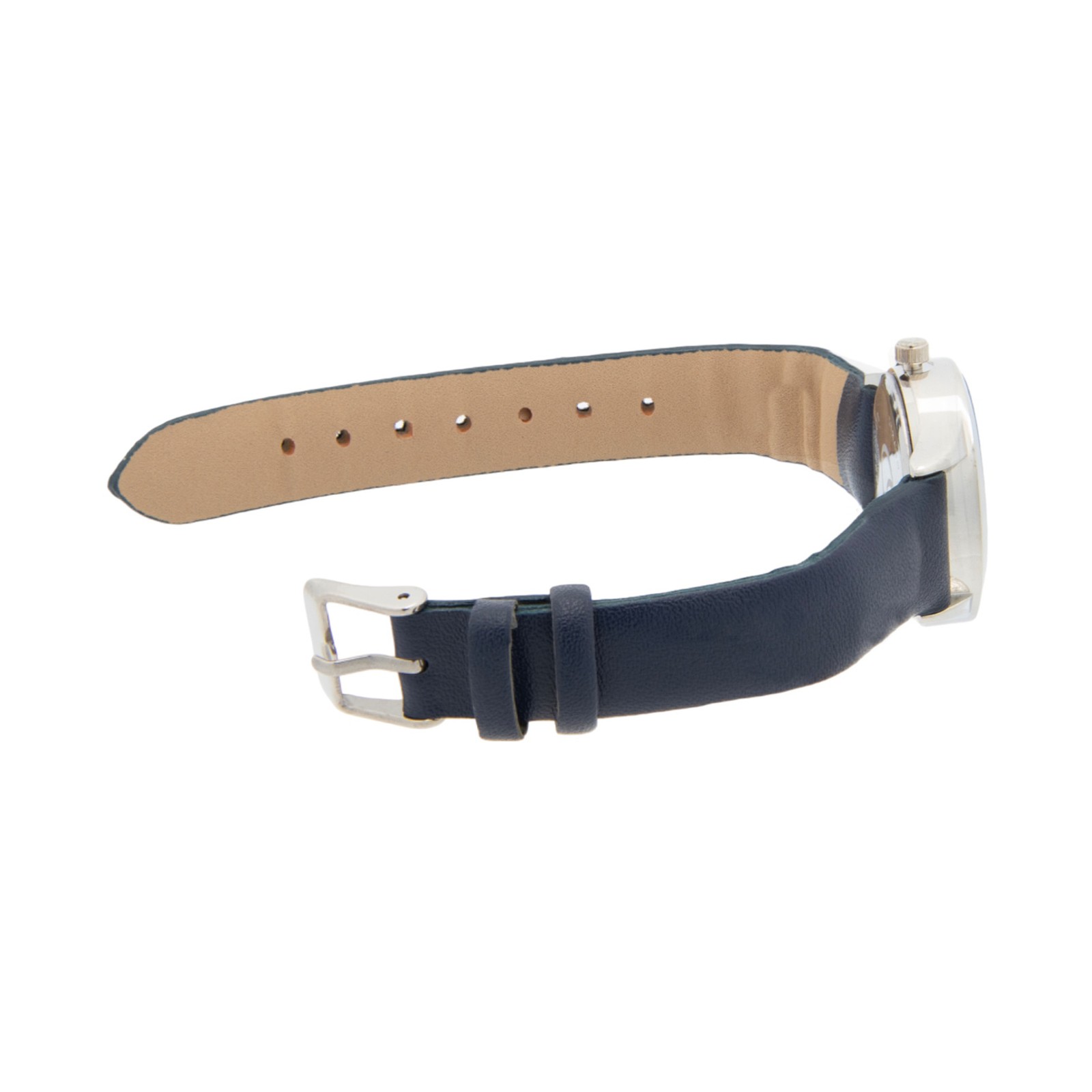 Gold Coast 30mm Women’s Navy Blue Faux Leather Strap Watch