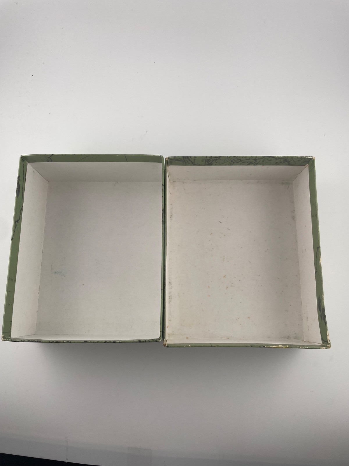 ROLEX DATEJUST WATCH BOX GREEN WORLD MAP OUTER 67180