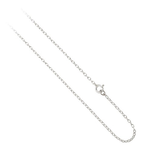 Tarnish Free 1mm Rolo Chain Necklace for Pendants, 22″