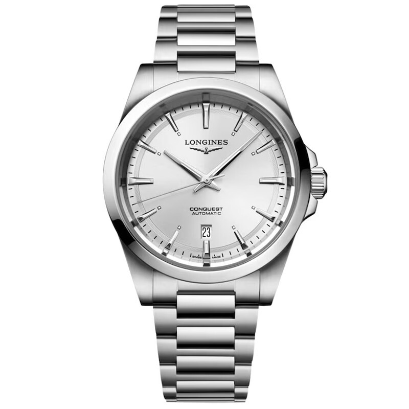 New Longines Conquest 2023 41mm Silver Dial Steel Men’s Watch L38304726