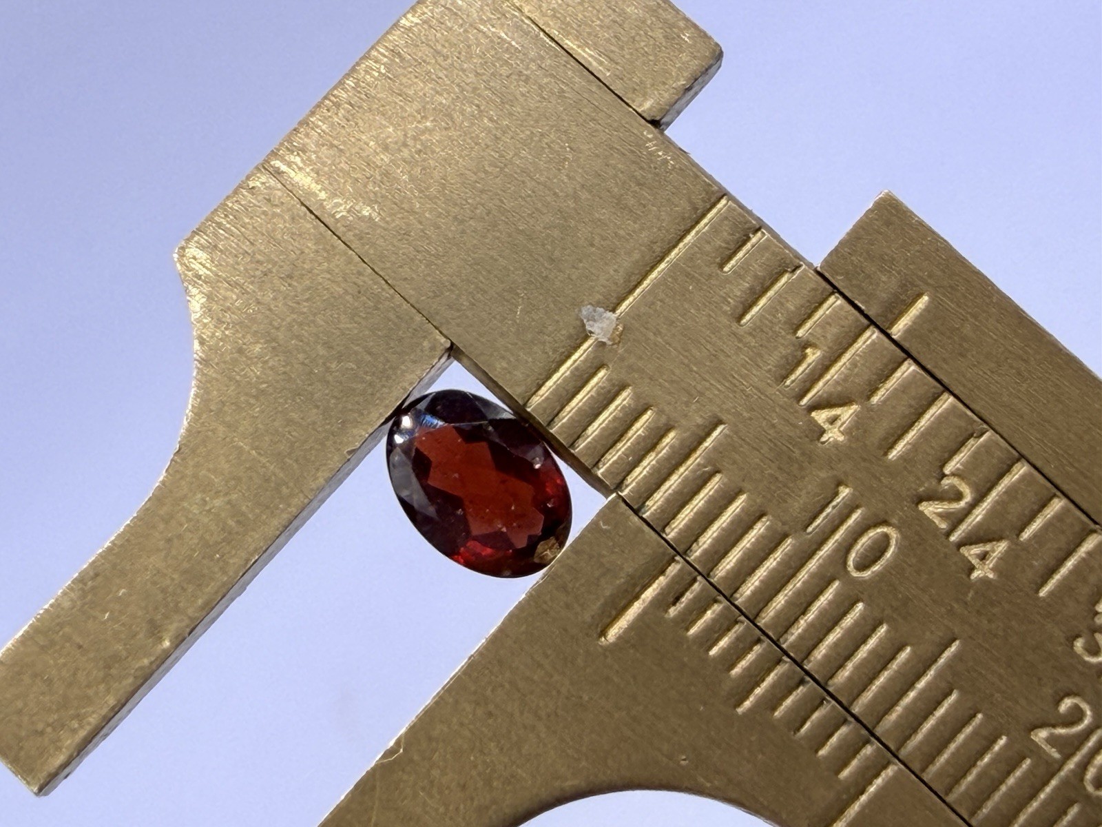 24ctw Cut Gemstones Red Garnet 5x7mm Estate Jewelry Making Lot 27 Pcs