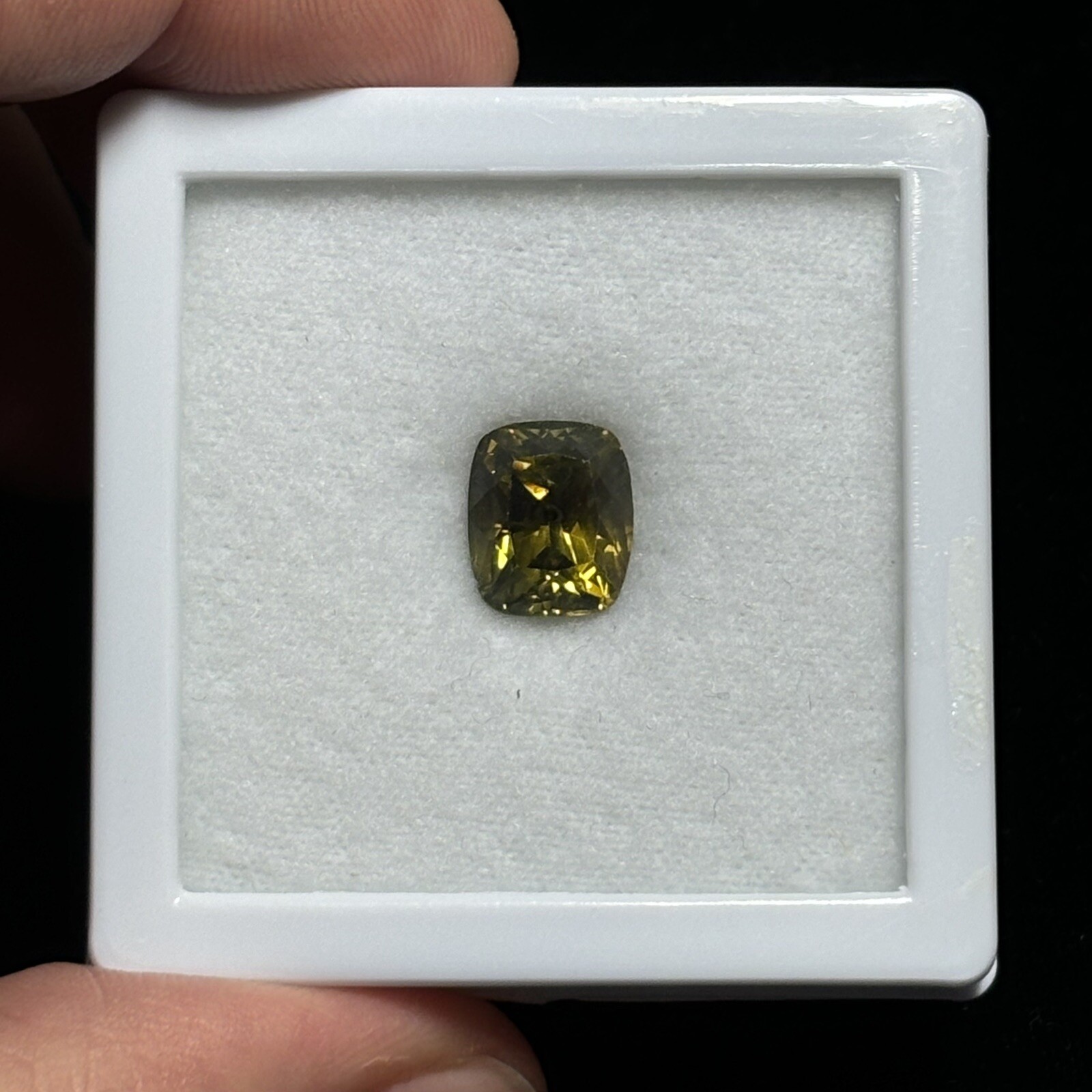 Chrysoberyl Natural 6.50 Carat Genuine Loose Gemstone Sri Lanka 10.5x9mm Cushion