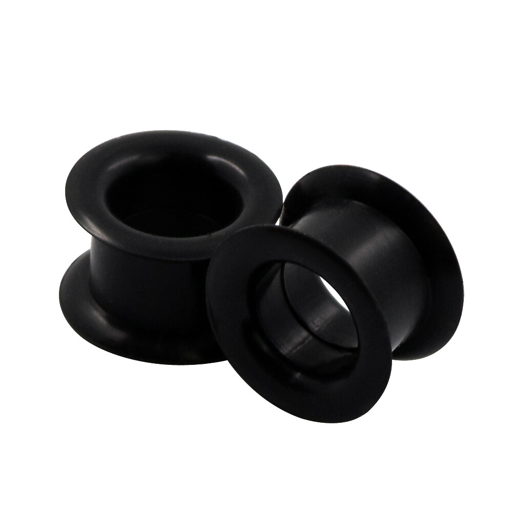 Pair Thick Silicone Ear Plugs Soft Ear Gauges Tunnel Earrings Earlets Earskin
